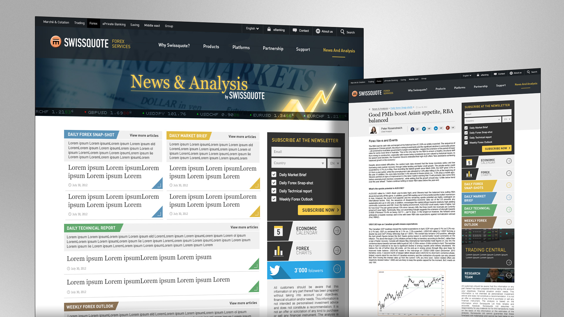 Forex swissquote